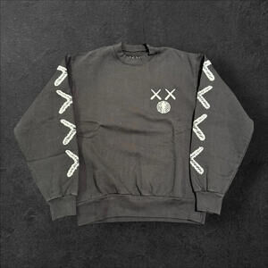 KAWS X Kid Cudi Moon Man Back Print Crewneck Sweatshirt Small Sold Out
